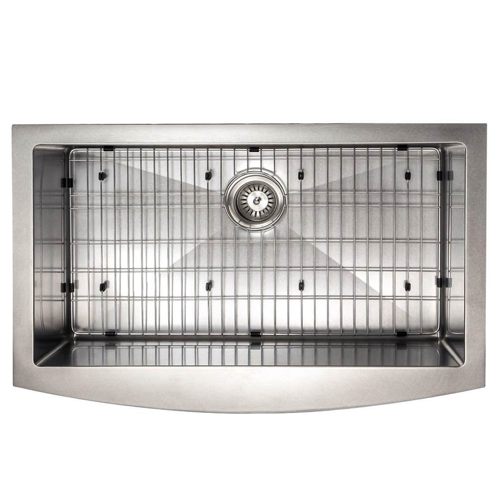 Vail Farmhouse 33'' Undermount Single Bowl Sink in Stainless Steel