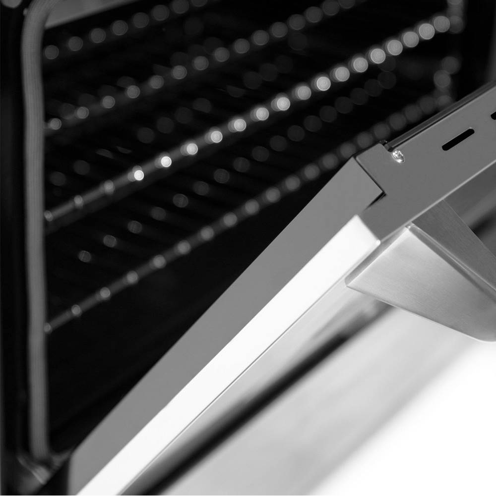 36'' Professional Dual Fuel Range with Black Matte Door