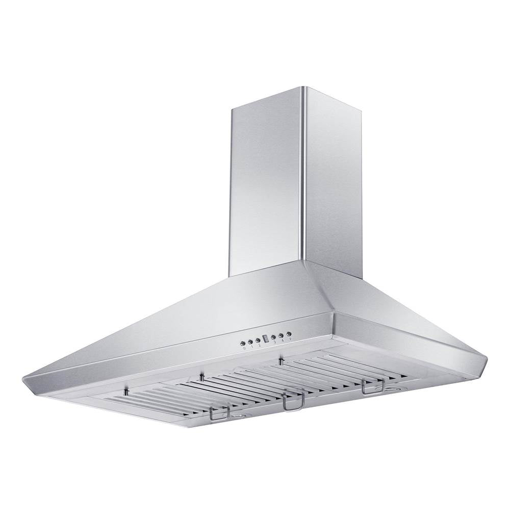 36'' Wall Mount Range Hood in Stainless Steel
