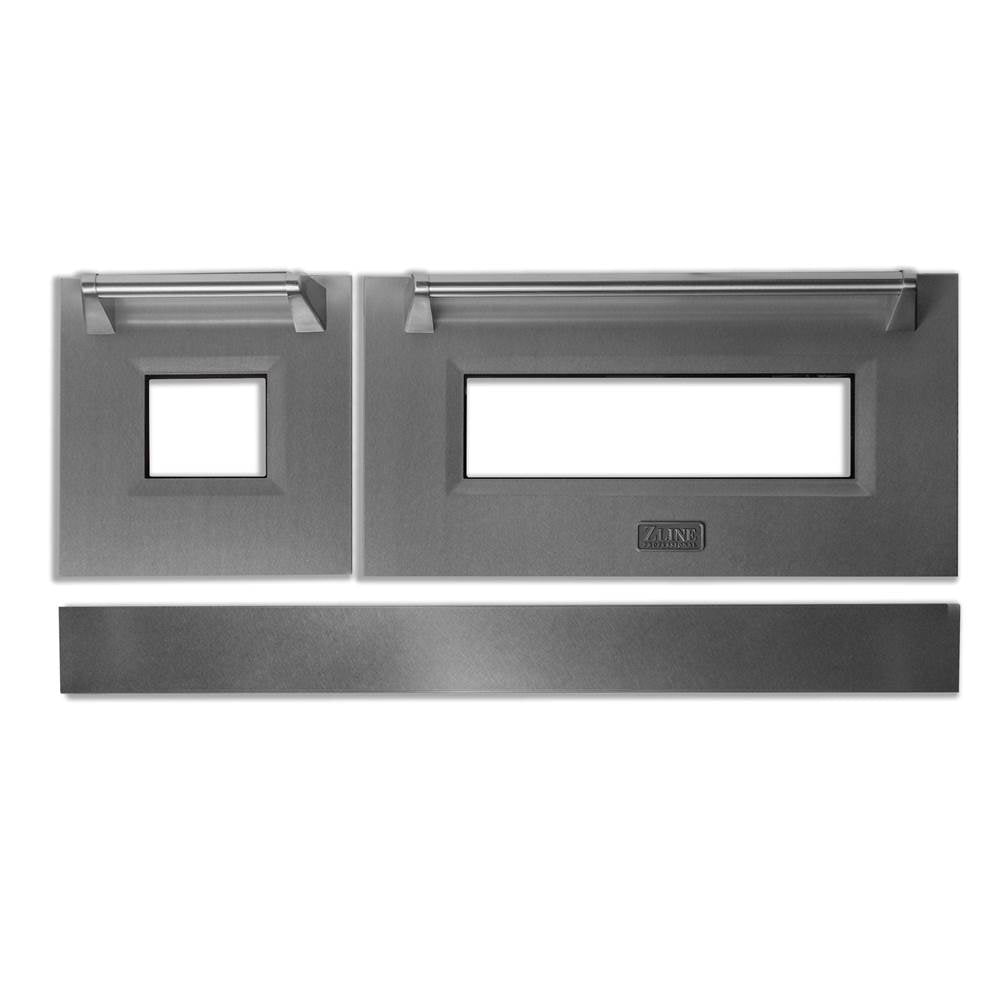 Z-Line - 48'' Range Door in Multiple Finishes - DuraSnow Stainless Steel
