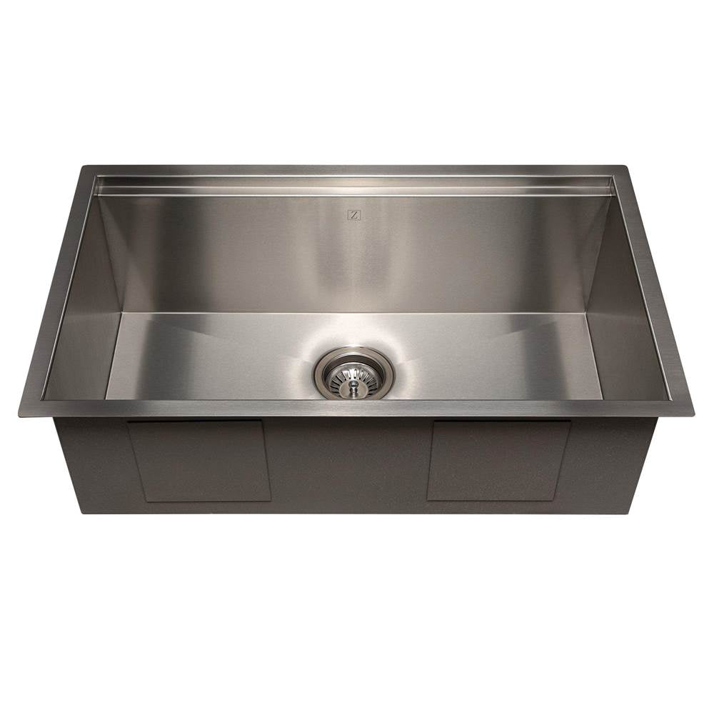 Garmisch 30'' Undermount Single Bowl Sink in Stainless Steel with Accessories
