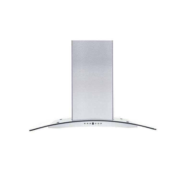36'' Island Mount Range Hood in Stainless Steel & Glass