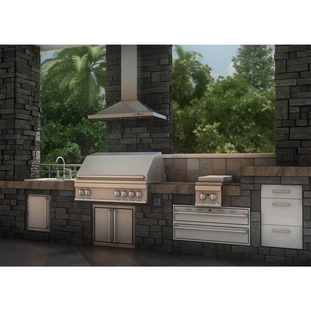 48'' Outdoor Wall Mount Range Hood in Stainless Steel
