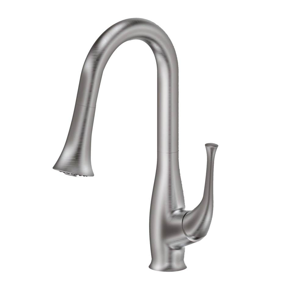 Z-Line - Shakespeare Kitchen Faucet in Brushed Nickel - Brushed Nickel