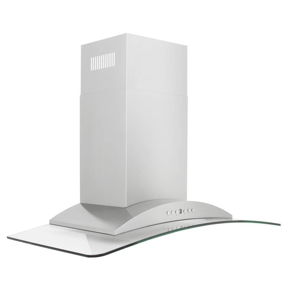 Z-Line - 36'' Wall Mount Range Hood in Stainless Steel & Glass