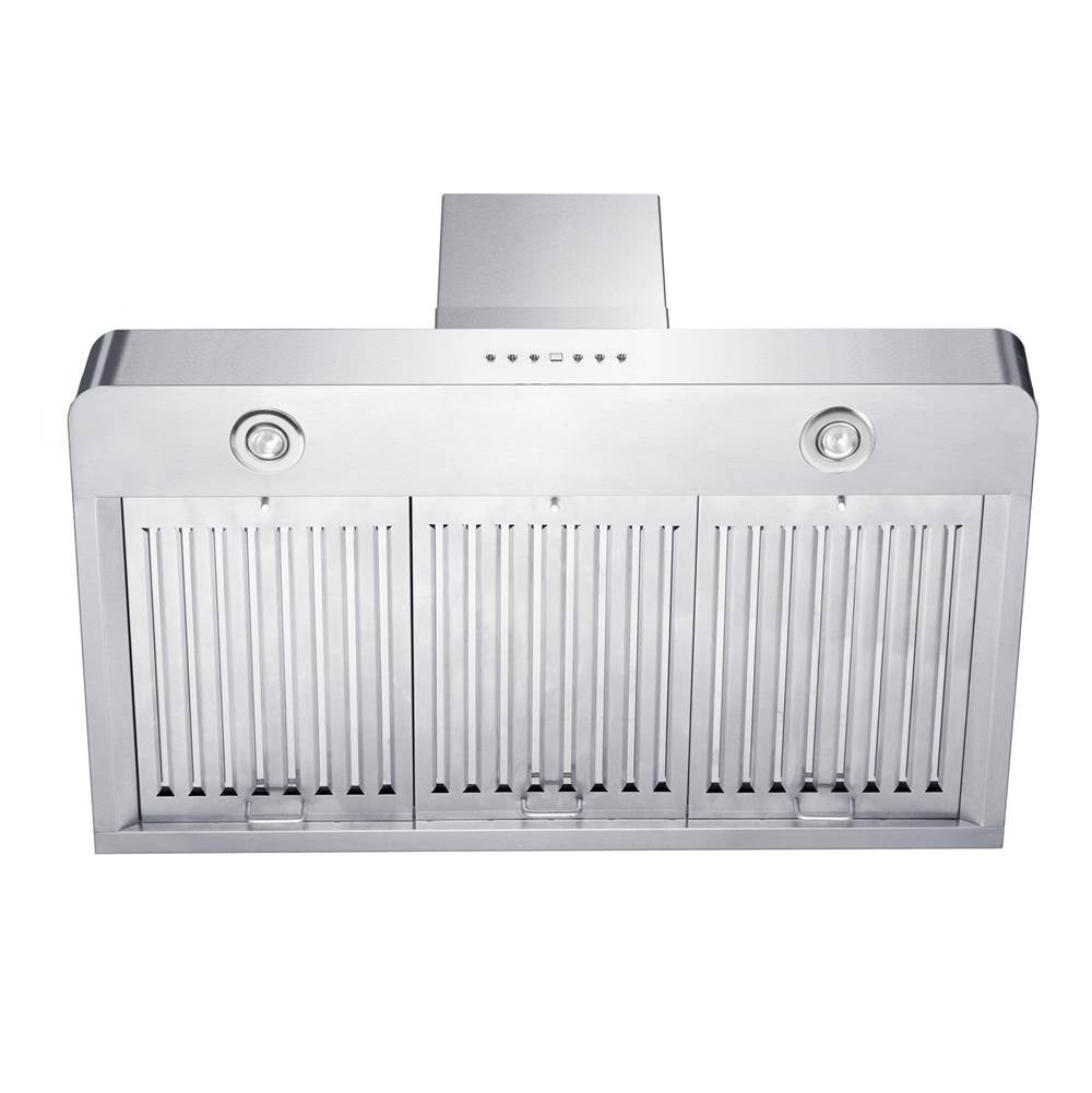 36'' Wall Mount Range Hood in Stainless Steel