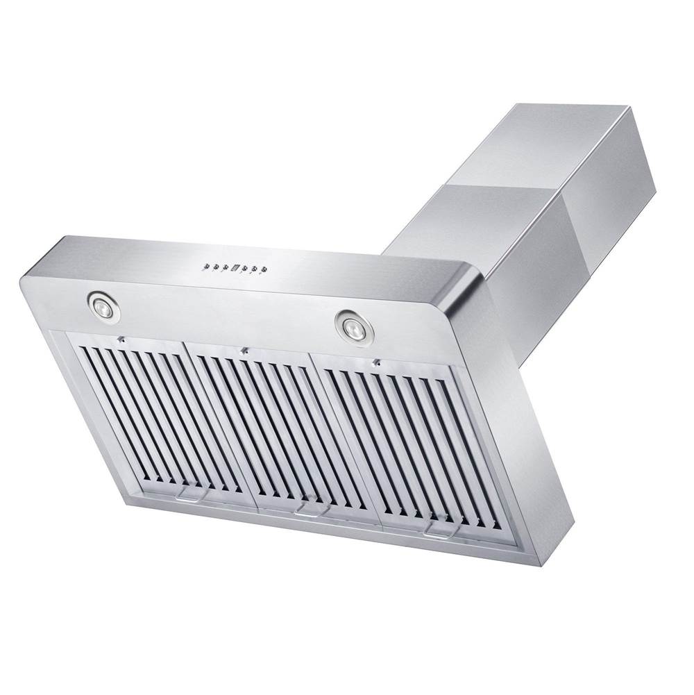 36'' Wall Mount Range Hood in Stainless Steel
