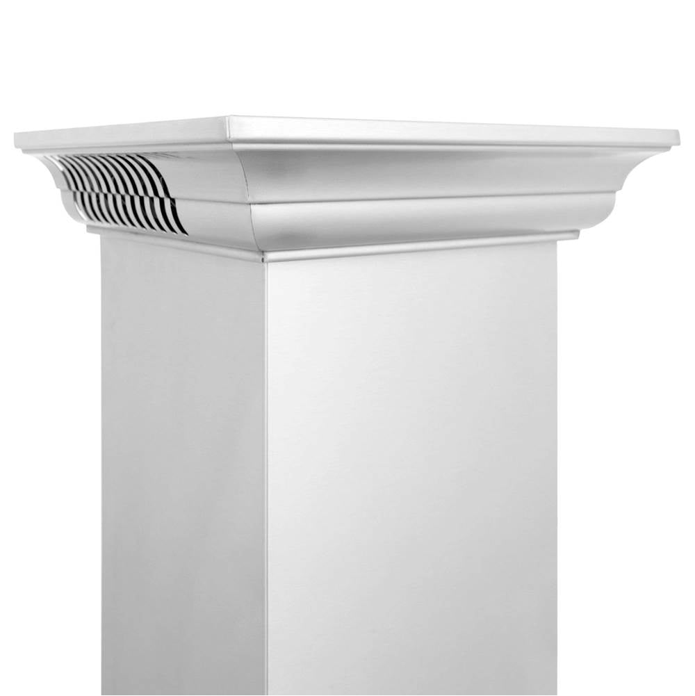 48'' Wall Mount Range Hood in Stainless Steel with Built-in CrownSound Bluetooth Speakers