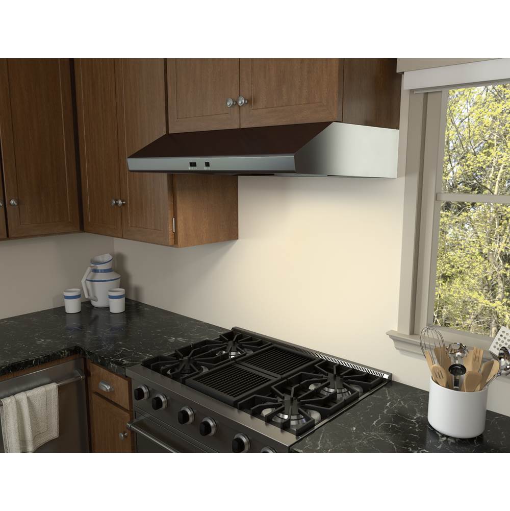 Cyclone, Under Cabinet, 30'', Black, 600 CFM