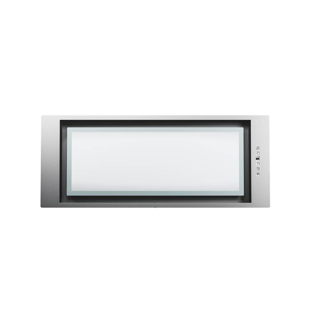 Zephyr - Tornado Glo, 28in, SS, LED, ACT - Stainless Steel
