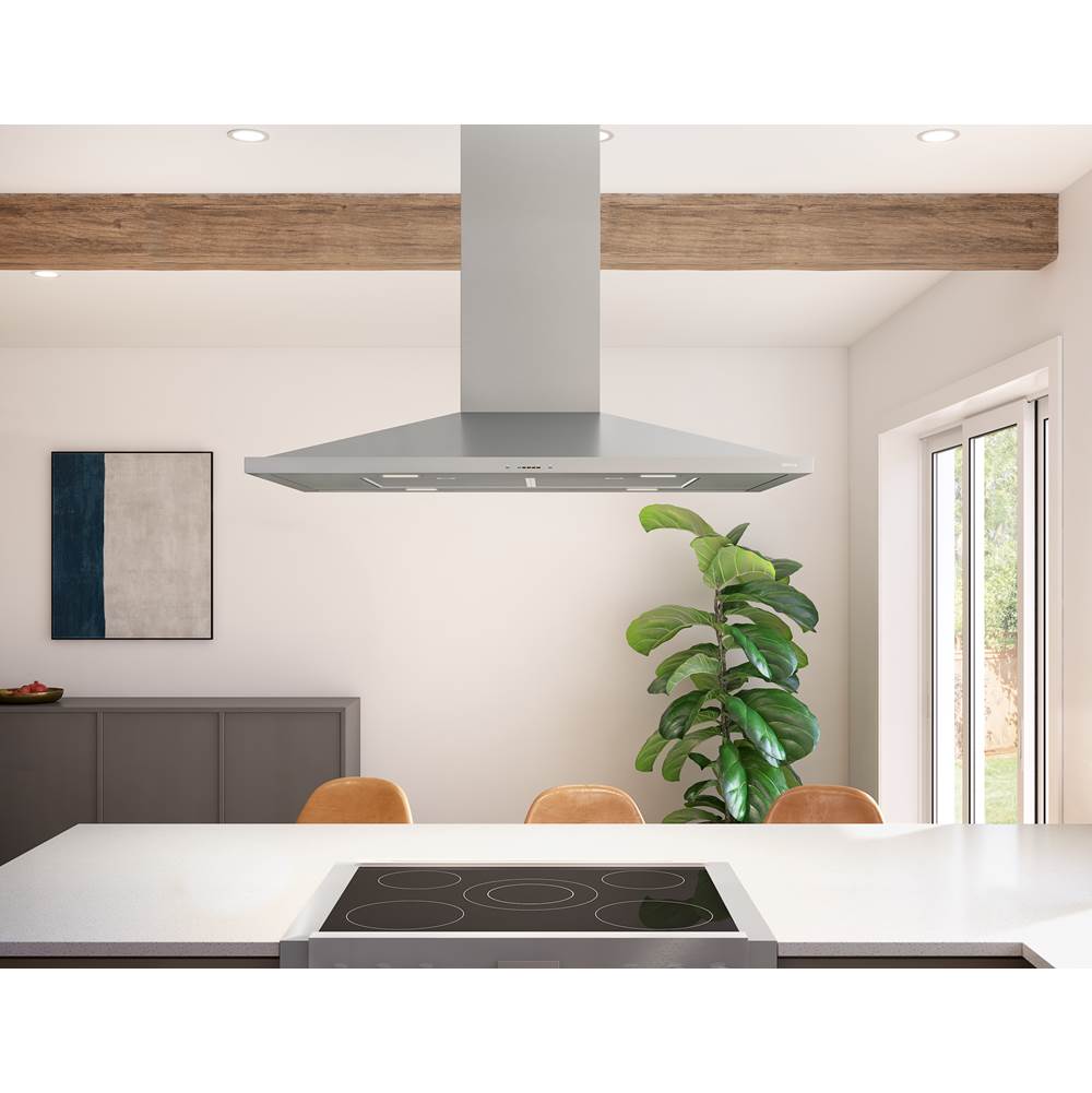 Anzio Island, 90cm, SS, LED, 600 CFM w/ACT