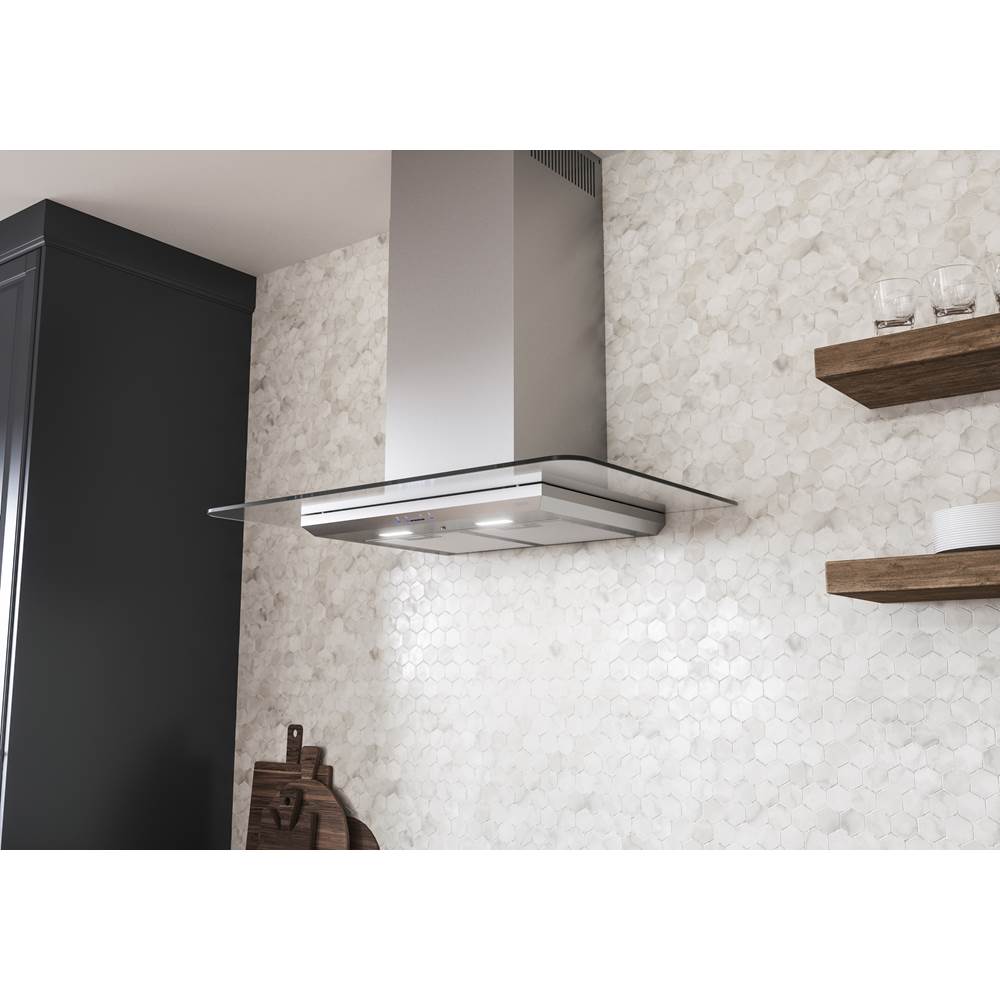 Verona, Wall, 30in, SS and Glass, LED, ACT