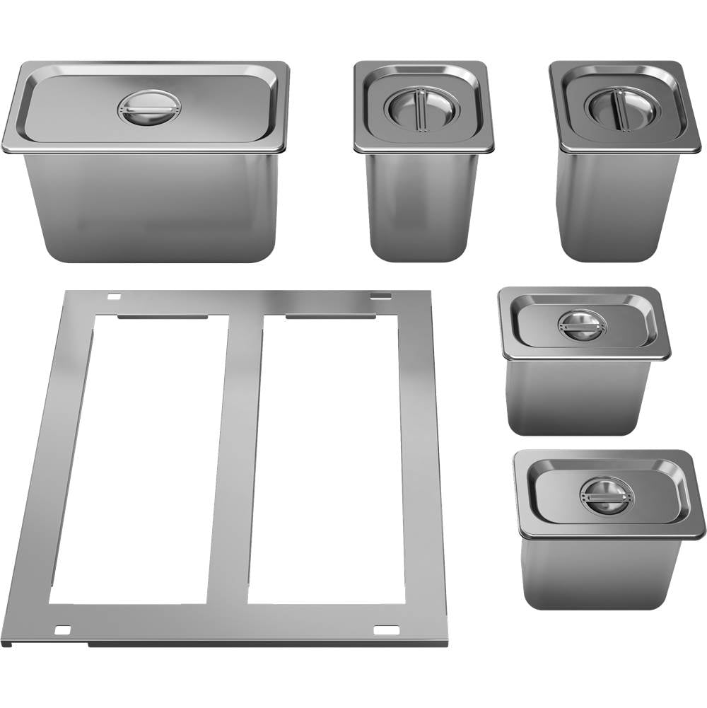 Zephyr - Drawer Pan Kit, 11pc, SS, PRRD24 - Stainless Steel