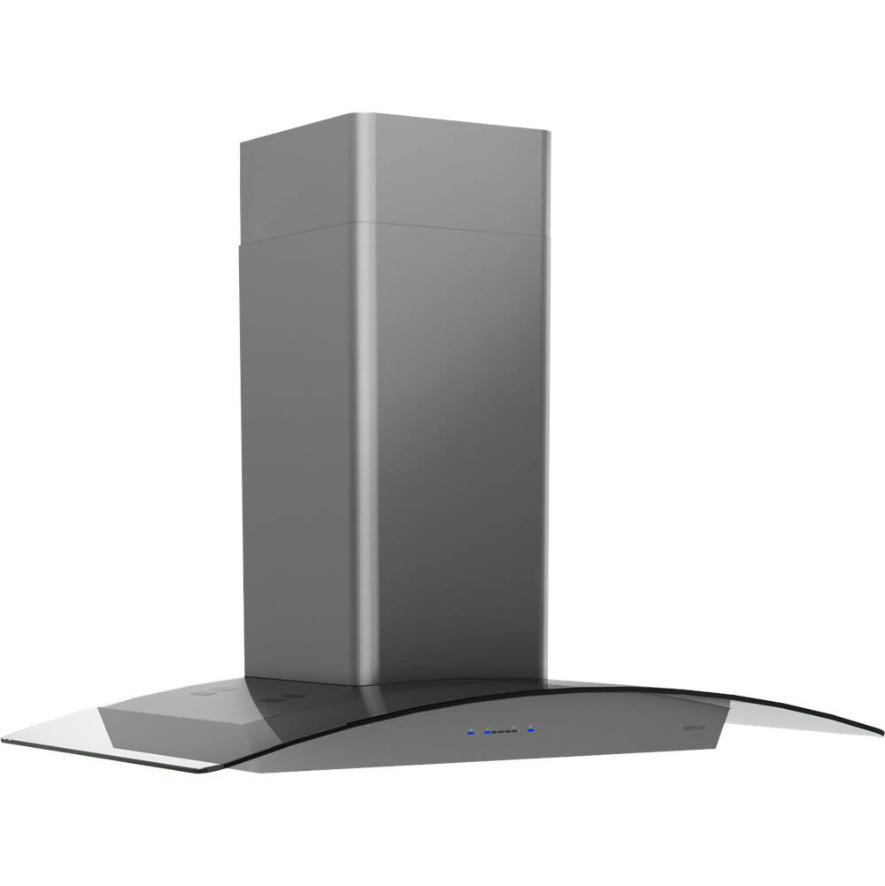 Ravenna Wall, 30in, Black SSPlusGray Glass, LED