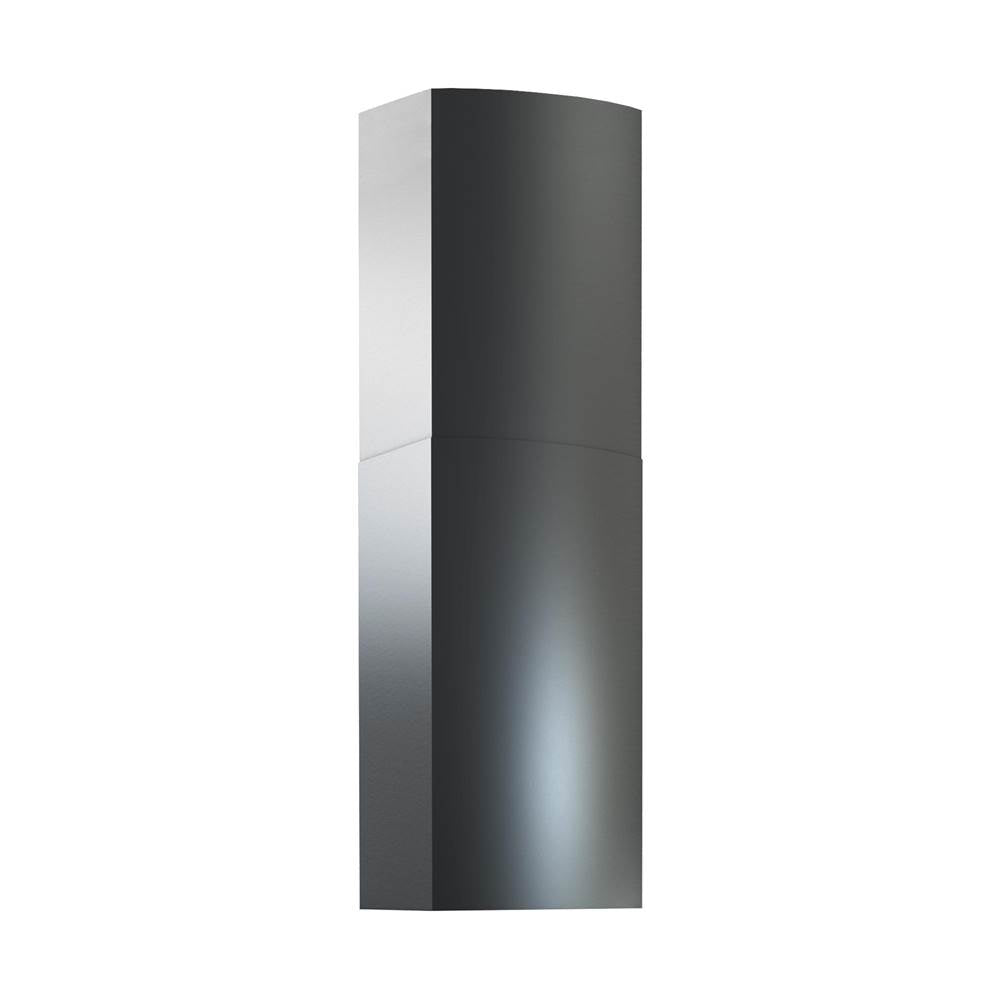Zephyr - Duct Cover Extension, ZSA, 12'', Black SS - Black Stainless Steel