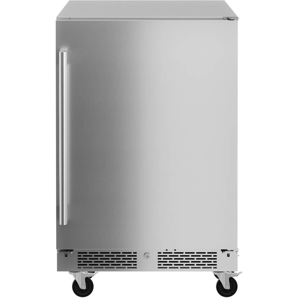 Presrv Bev Outdoor Cooler, 24in UC, SS, Lock, 1Z