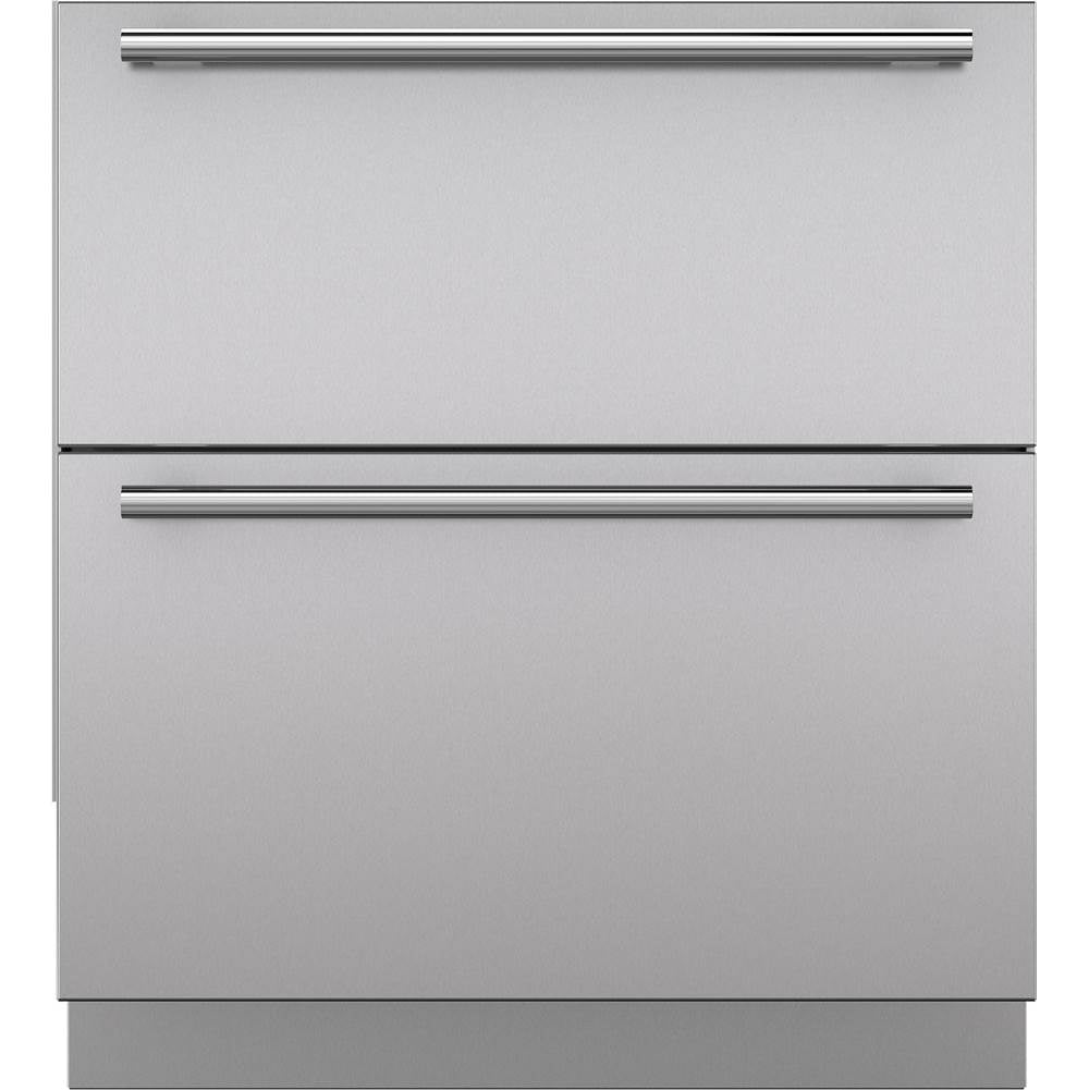 SubZero Stainless Drawer Panel Set, 4'' Toe Kick, Tube Handle