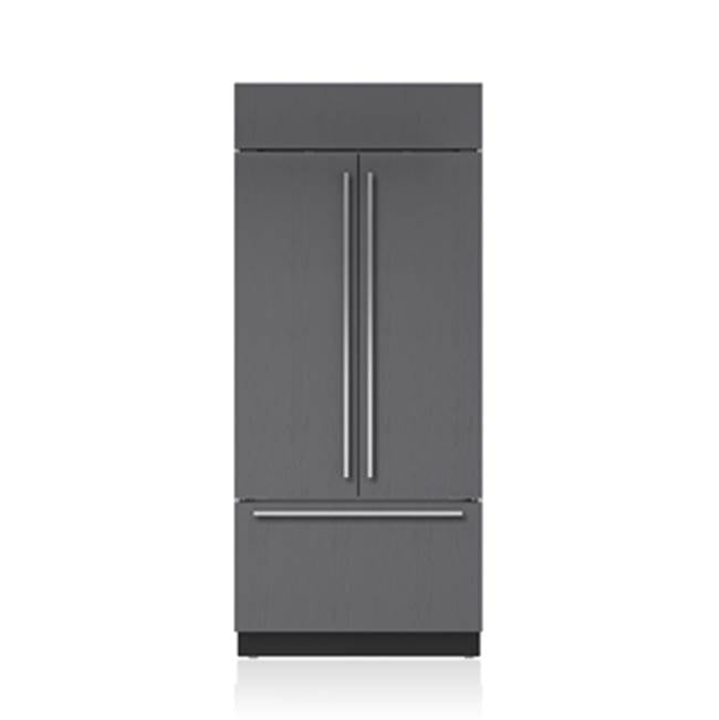 SubZero 36' Classic French Door Refrigerator/Freezer with Internal Dispenser - Panel Ready