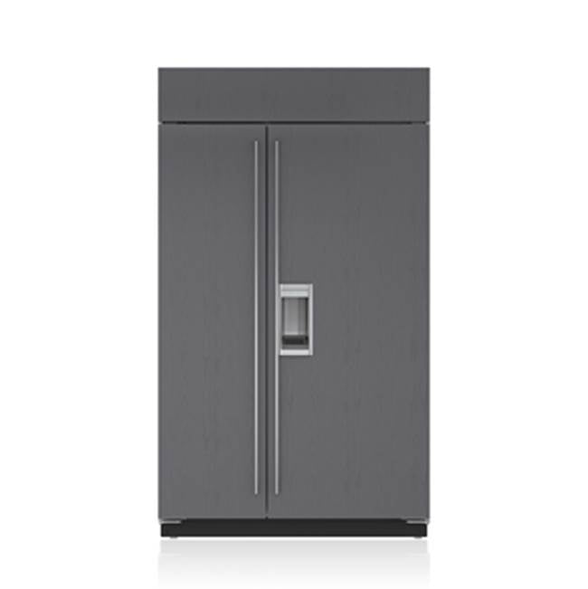 SubZero 48' Classic Side-by-Side Refrigerator/Freezer with Dispenser - Panel Ready