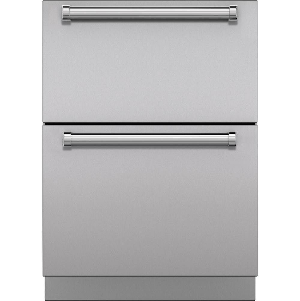 SubZero Stainless Drawer Panel Set, 4'' Tk, Outdoor, Pro Handle
