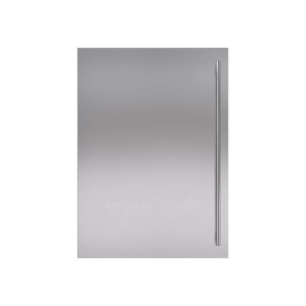 SubZero Classic 30'' Stainless Steel Flush Inset Door Panel With Tubular Handle