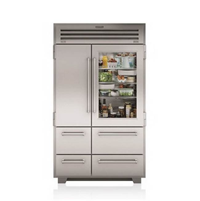 SubZero 48'' PRO REFRIGERATOR/FREEZER - HIGH ALTITUDE GLASS DOOR