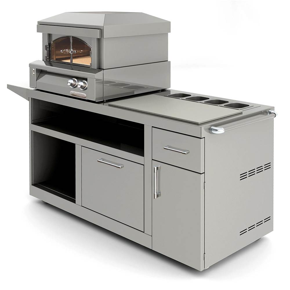 Alfresco 30'' Deluxe Pizza Oven Prep Cart