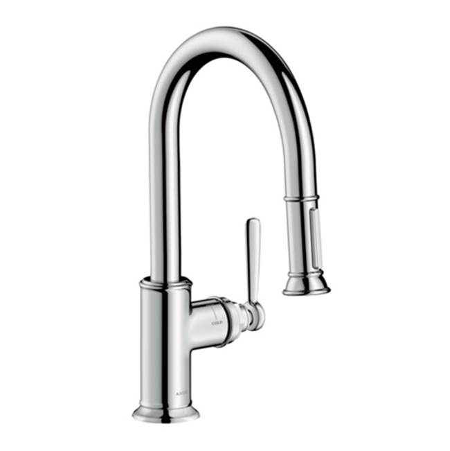 Axor Montreux Prep Kitchen Faucet 2-Spray Pull-Down, 1.75 GPM in Chrome
