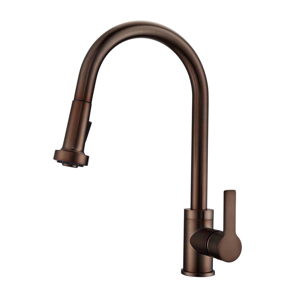 Barclay Fairchild Kitchen Faucet,Pull-out Spray,Metal Levr Hndls,ORB