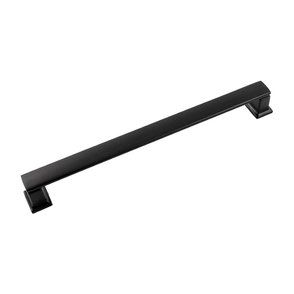 Belwith Keeler Cambridge Collection Pull 8-13/16 Inch (224mm) Center to Center Matte Black Finish