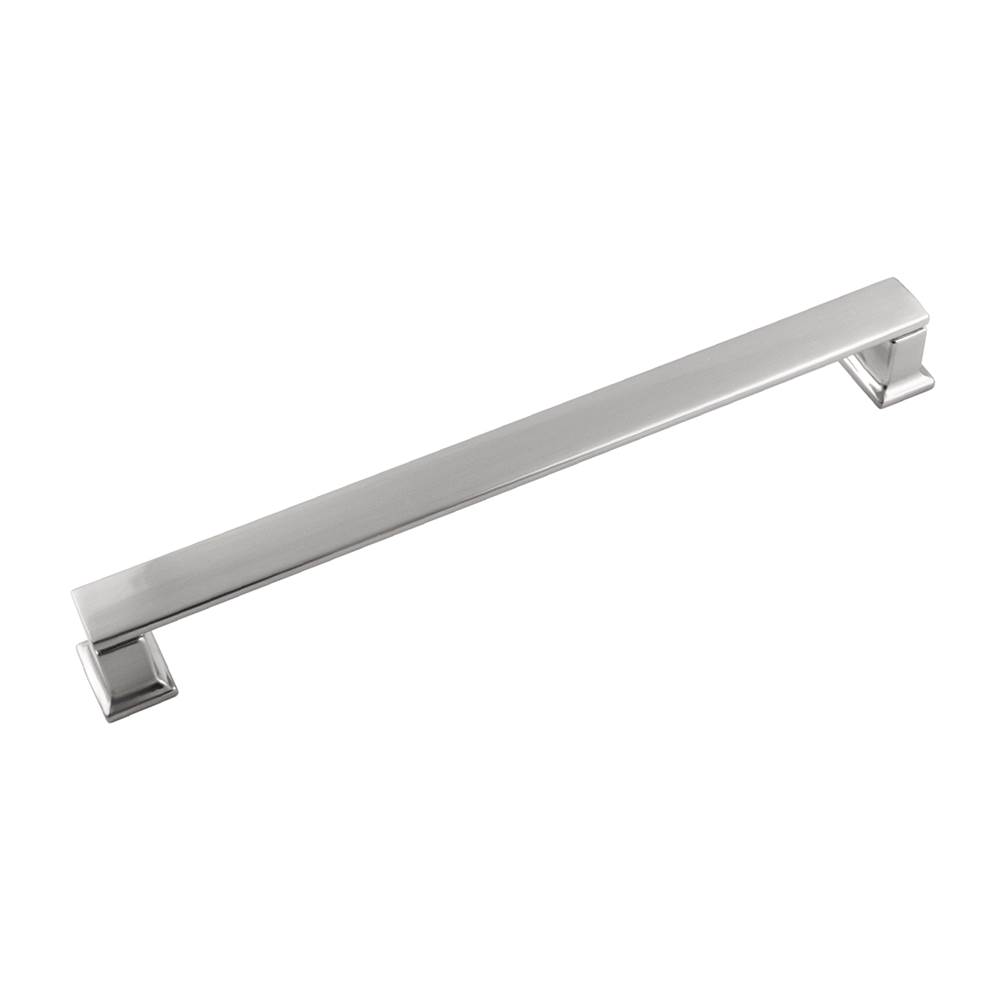 Belwith Keeler Cambridge Collection Pull 8-13/16 Inch (224mm) Center to Center Satin Nickel Finish