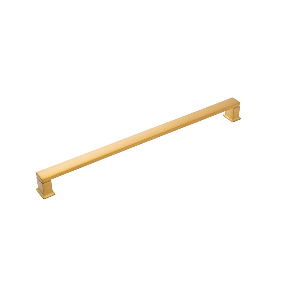 Belwith Keeler Cambridge Collection Appliance Pull 18 Inch Center to Center Brushed Golden Brass Finish