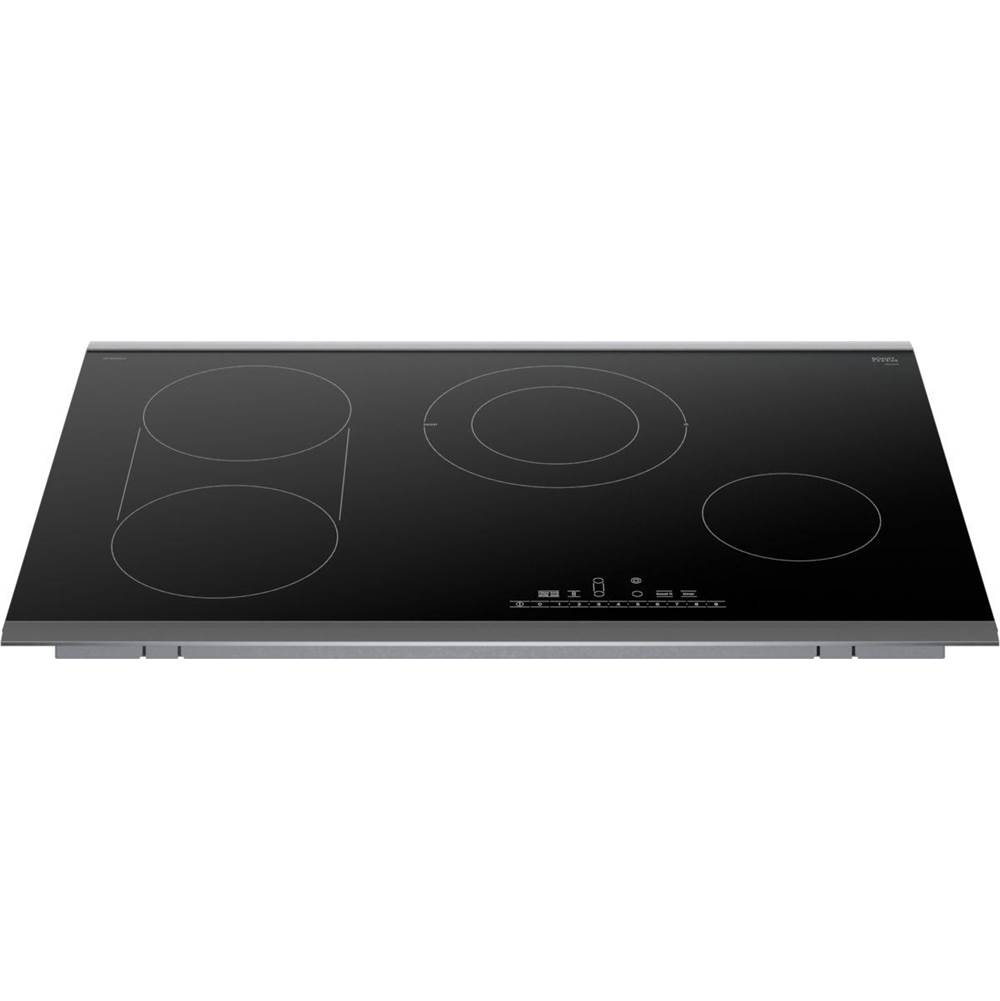 Bosch 30'' Electric Cooktop, 800 Series, Black, Stainless Steel Frame