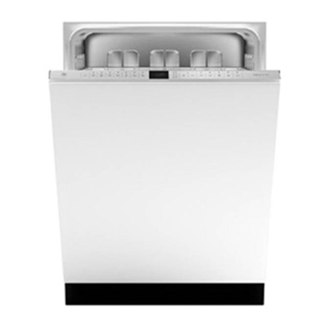 Bertazzoni Integrated Dishwasher with 2 Racks, 24'' W, 10 Place Settings, Panel Ready, ADA Compliant