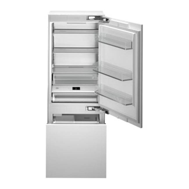 Bertazzoni Built-In Refrigerator, 30'', Premium Model, Ice Maker and Internal Water Dispenser, Reversible Doors, Panel Ready