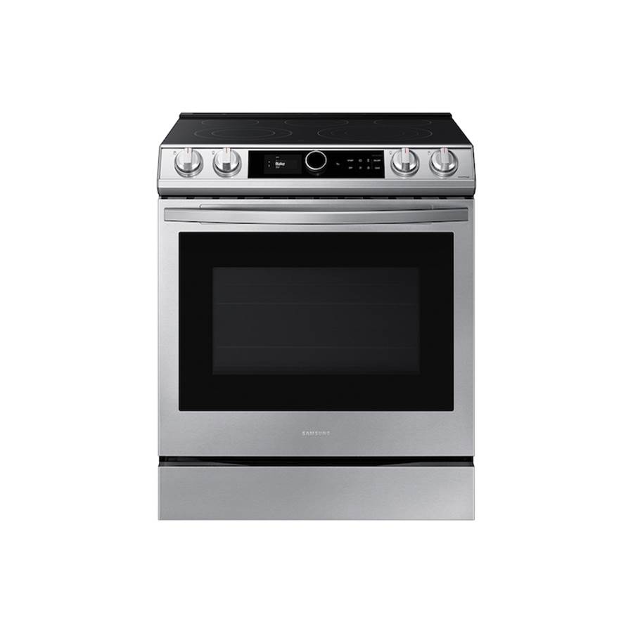 Samsung Electric Slide-In with Smart Dial and Air Fry, 6.3 cu-ft