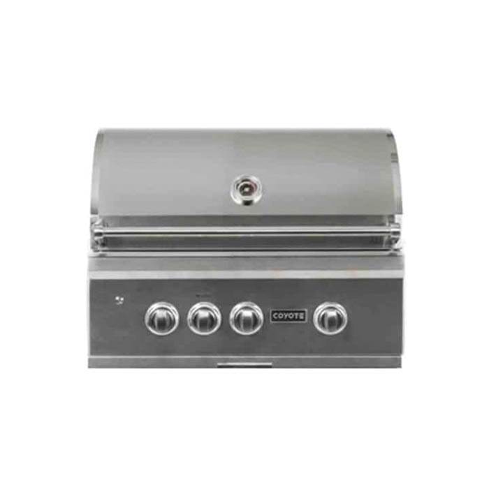 Coyote Outdoor Living Coyote 30'' Grill; LED Lights, Infinity Burners, Ceramic Heat Grids, Natural Gas