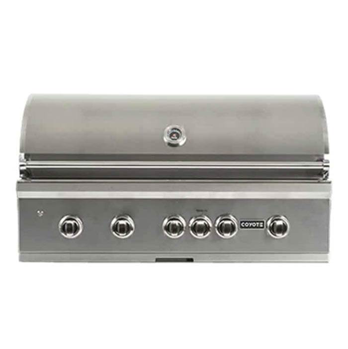 Coyote Outdoor Living Coyote 42'' Grill; LED Lights; Infinity Burners; Ceramic Heat Grids, LP Gas