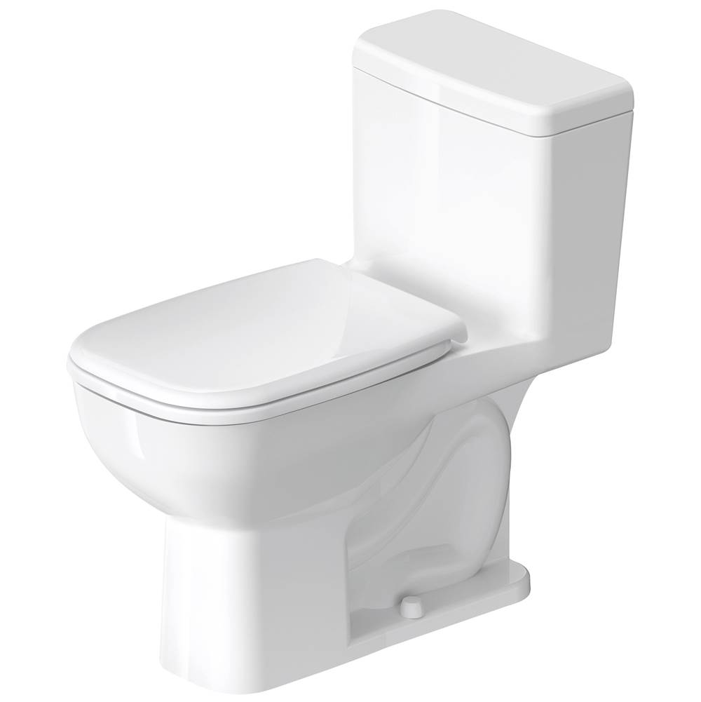 Duravit D-Code One-Piece Toilet White with HygieneGlaze