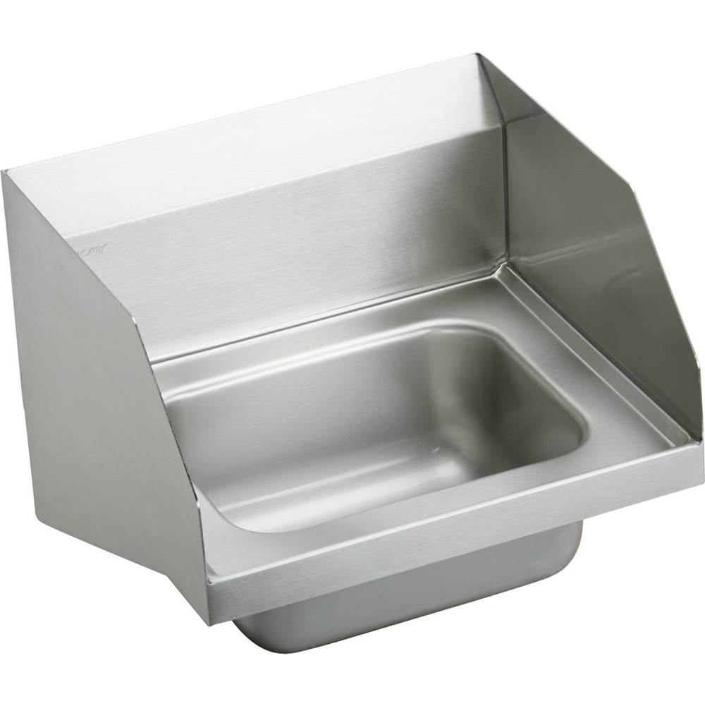 Elkay Stainless Steel 16-3/4'' x 15-1/2'' x 13'', Single Bowl Wall Hung Handwash Sink