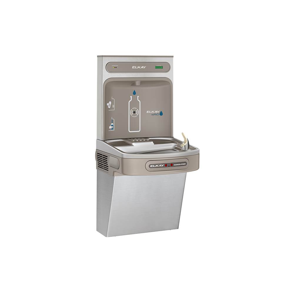 Elkay ezH2O Bottle Filling Station with Single ADA Cooler Hands Free Activation Refrigerated Stainless