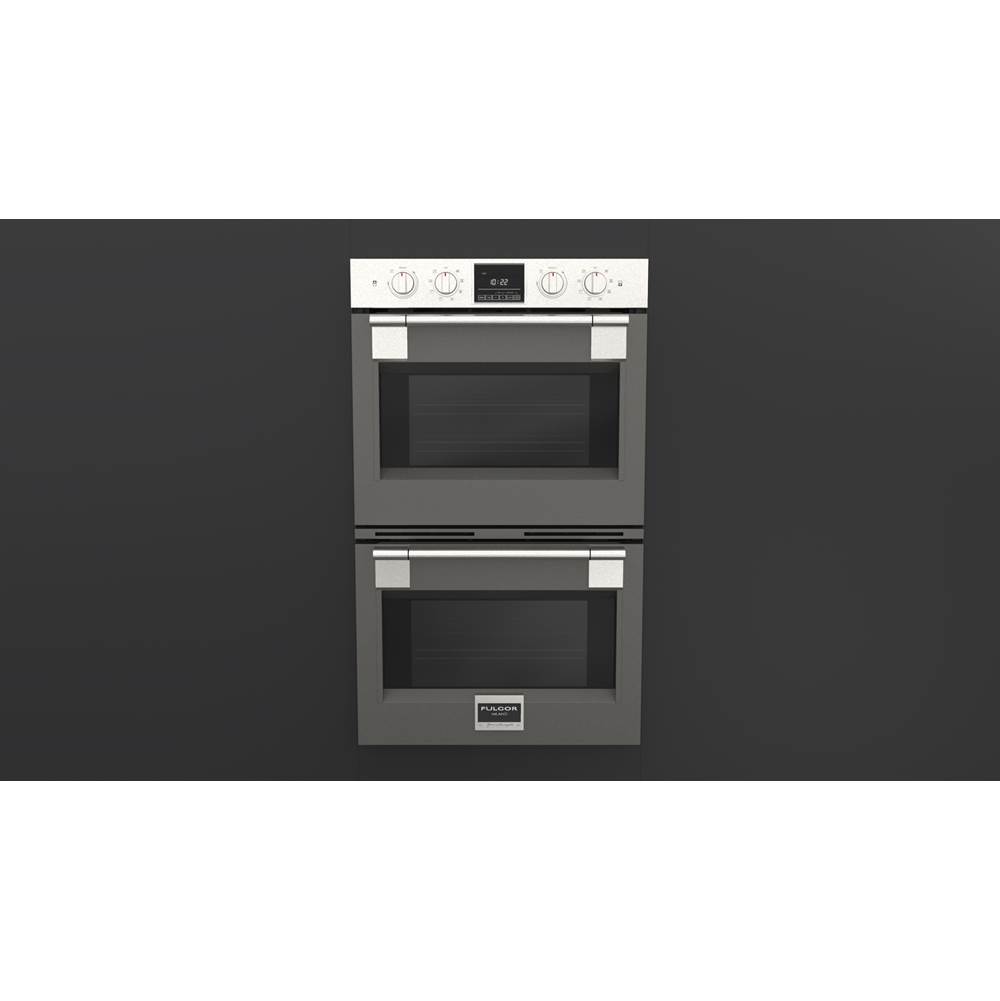 Fulgor Milano 30'' Pro Upper Door Color Kit (No Badge) For Double Wall Oven - Matte Grey - Must Be Used In Combination With Pdrkit30Mg (Toe Kick Is Not Used)