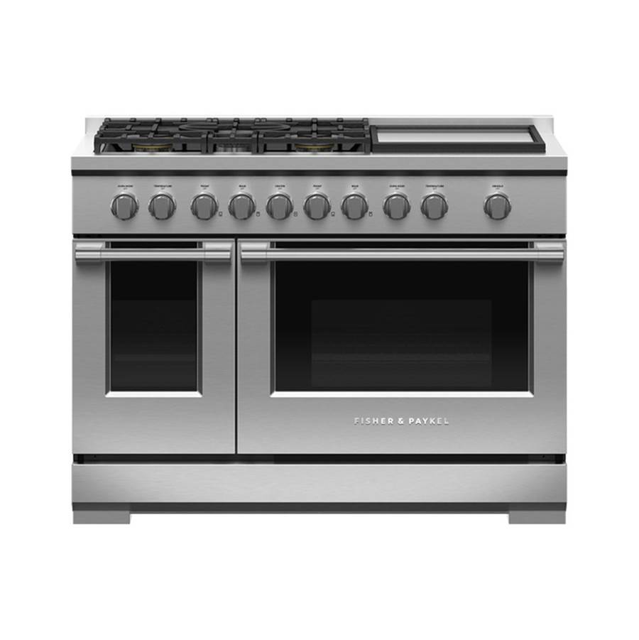 Fisher & Paykel 48'' Range, 5 Burners with Griddle, LPG
