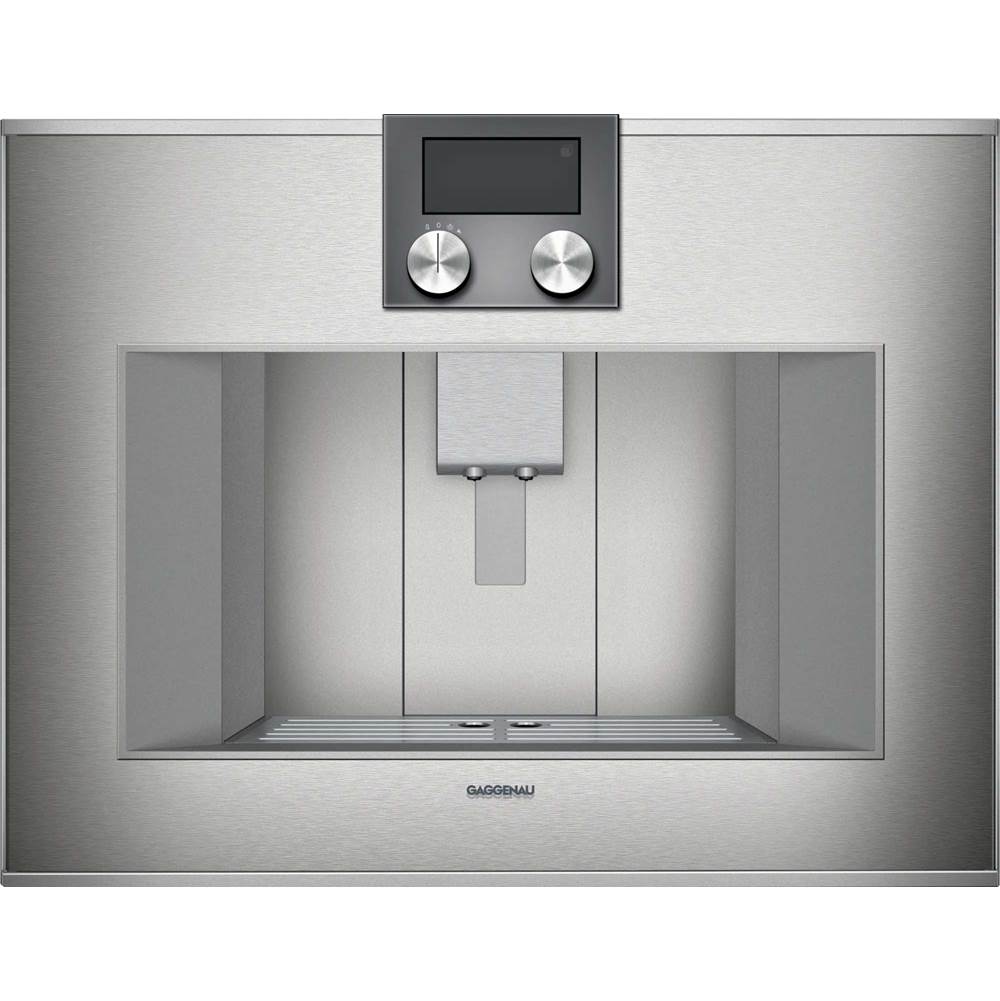 Gaggenau 400 Series 24'' Tanked Fully Automatic Espresso Machine, Left-Hinged, Top Control, Home Connect