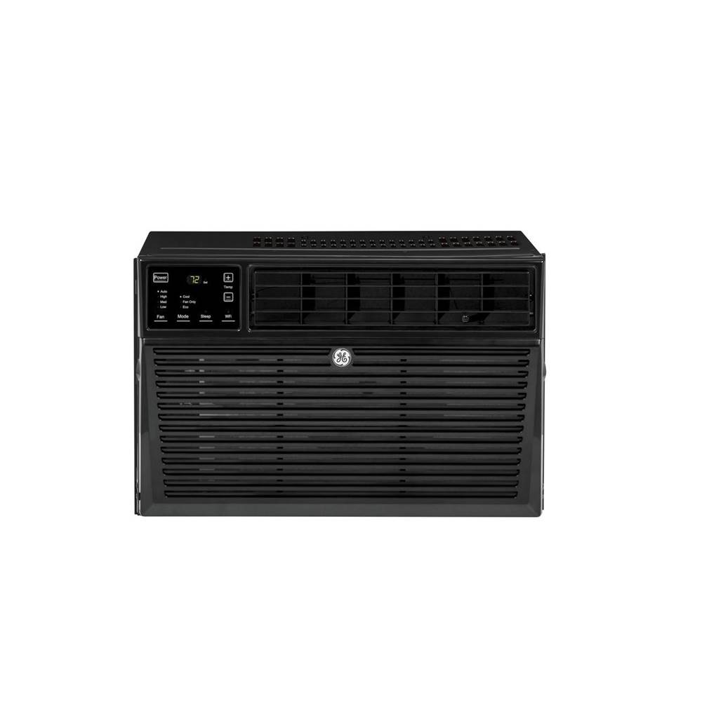 GE Appliances 8,000 BTU Smart Electronic Window Air Conditioner for Medium Rooms up to 350 sq. ft., Black