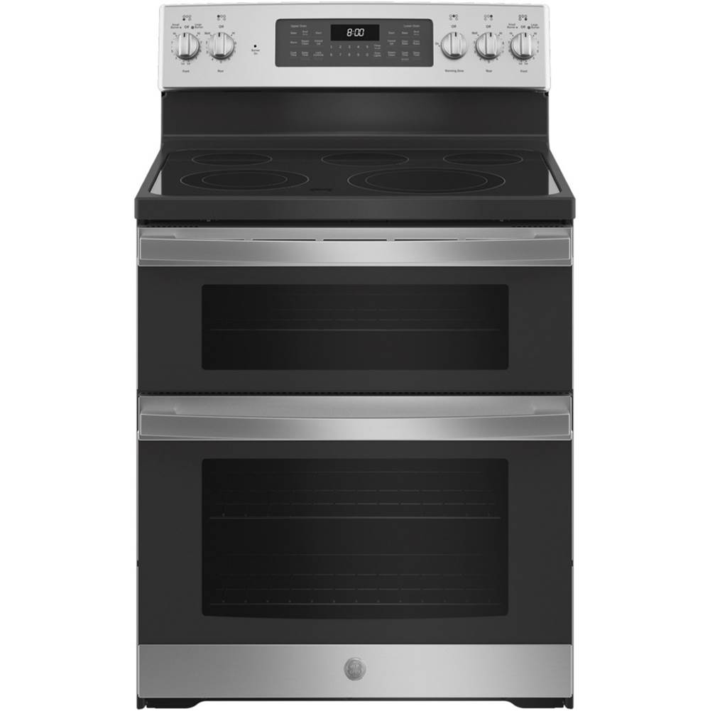 GE Appliances GE 30'' Free-Standing Electric Double Oven Convection Range