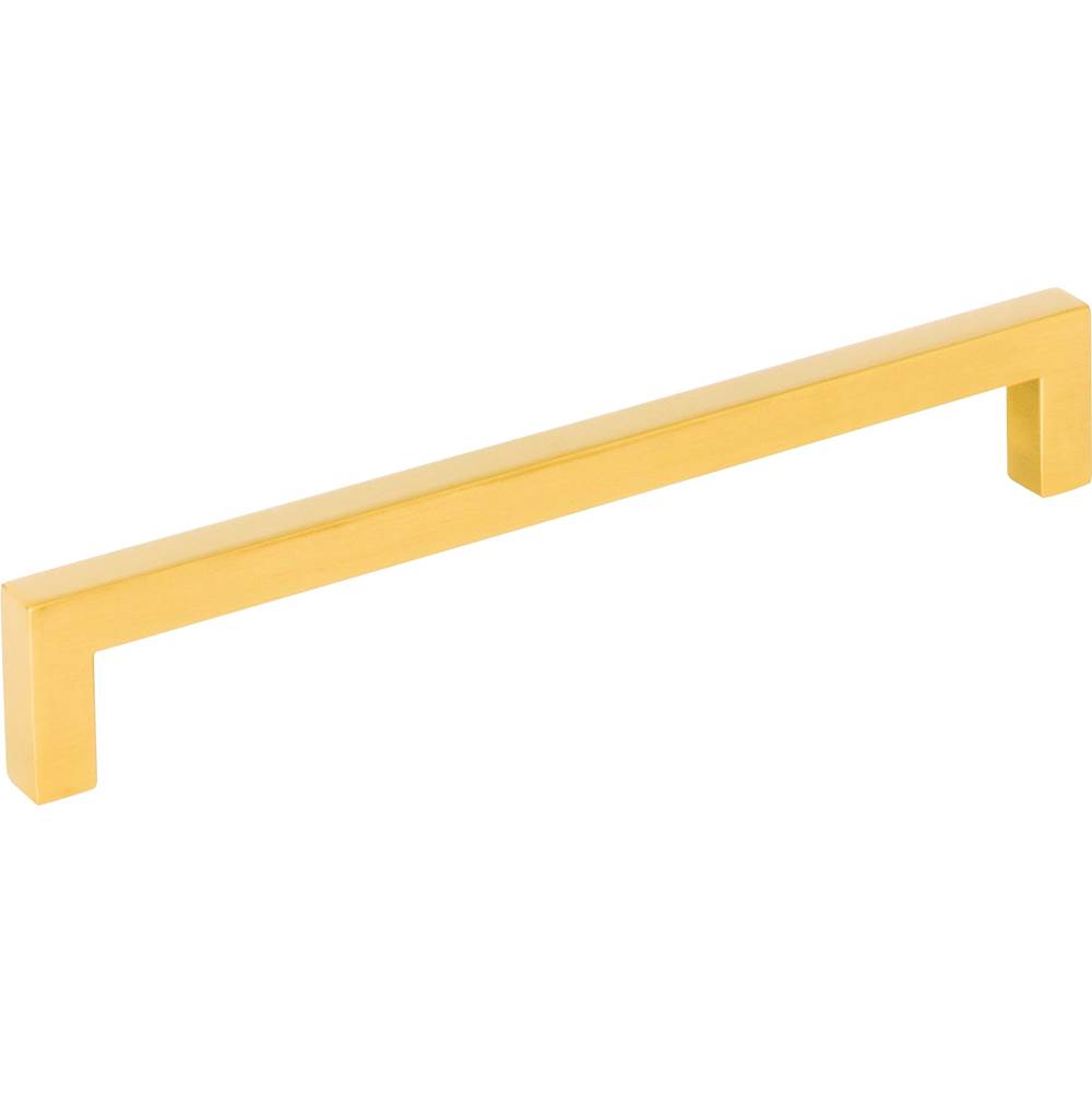 Hardware Resources 160 mm Center-to-Center Brushed Gold Square Stanton Cabinet Bar Pull