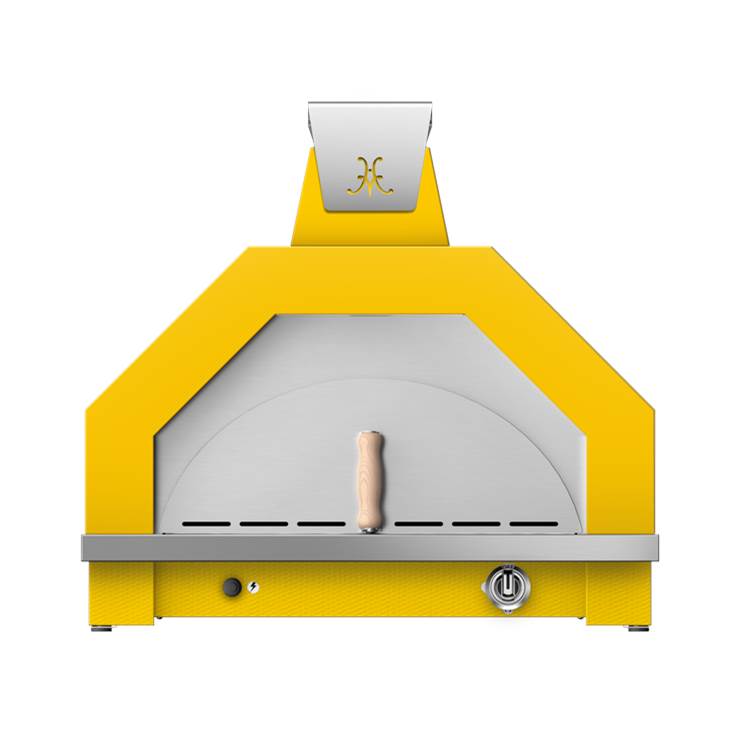Hestan Pizza Oven Colored Flue Kit contains Colored Flue / Front Frame/Control Panel, Lighting Assy and Wire Harness