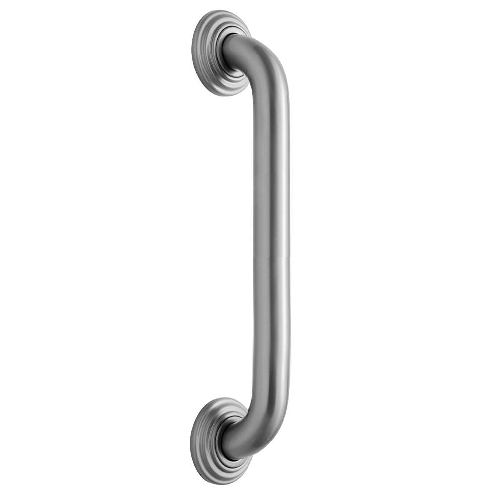 Jaclo 48'' Deluxe Grab Bar with Traditional Round Flange