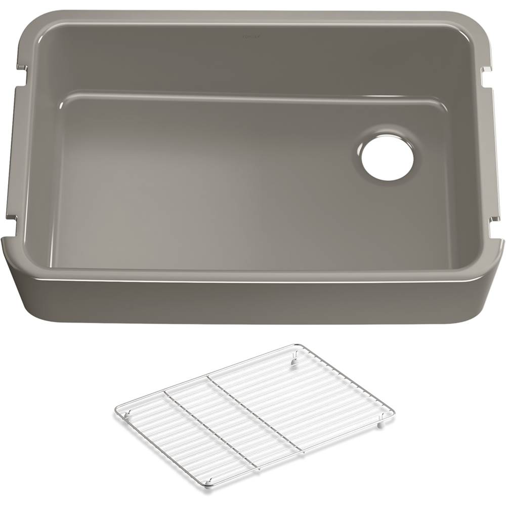 Kohler Ironridge® 34'' undermount single-bowl farmhouse kitchen sink